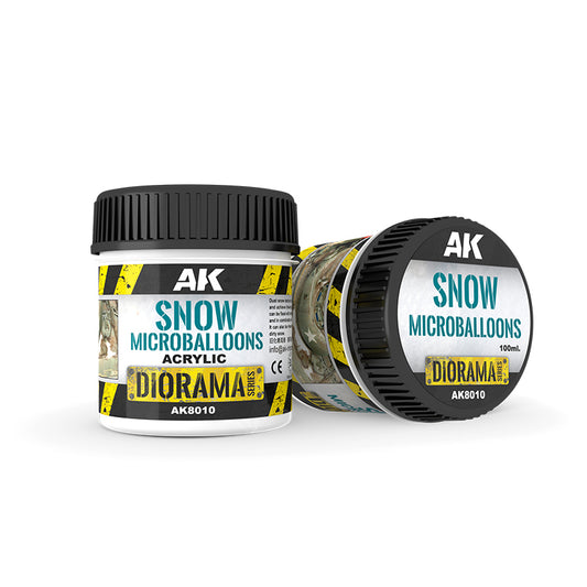 AK Diorama Snow Microballons Acrylic