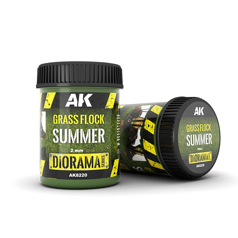 AK Diorama Grass Flock 2MM Summer
