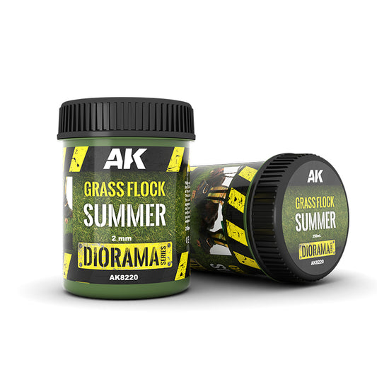 AK Diorama Grass Flock 2MM Summer