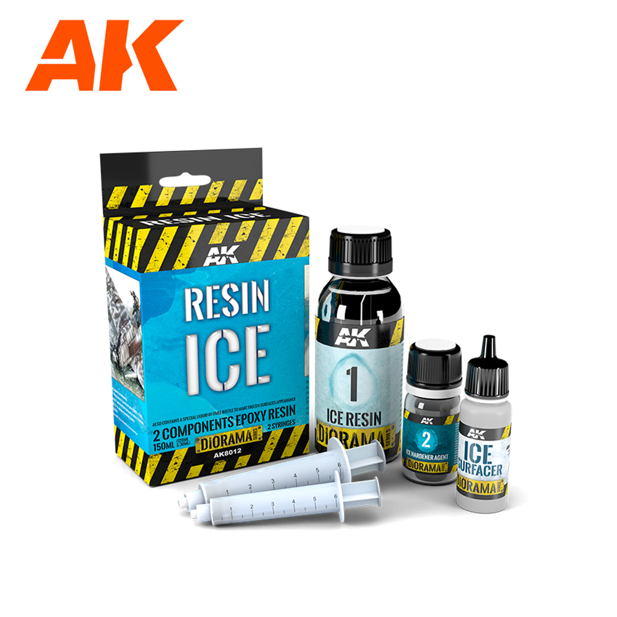 AK Diorama Resin Ice 2 Components Epoxy Resin