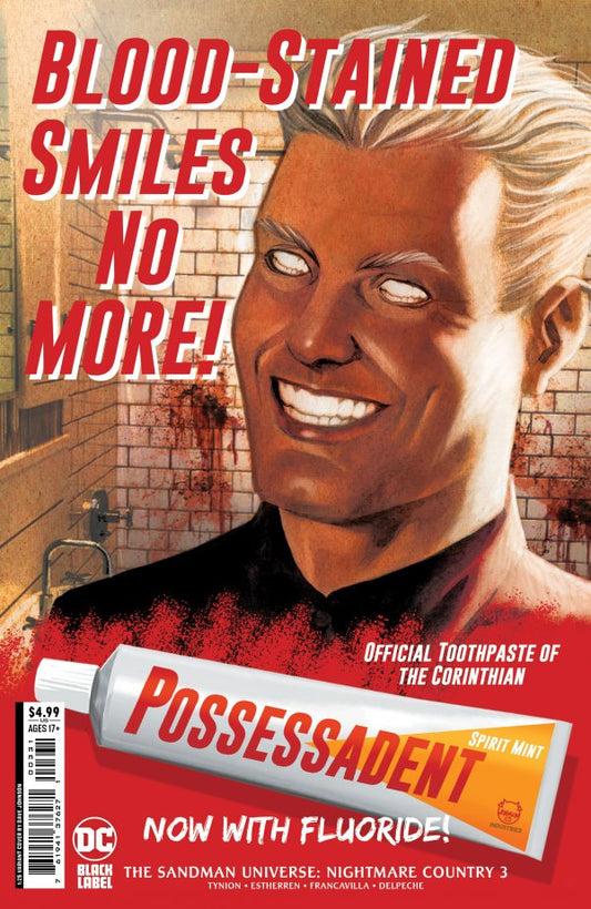 The Sandman Universe: Nightmare Country #3 Cover C Incentive 1:25 Dave Johnson Card Stock Variant