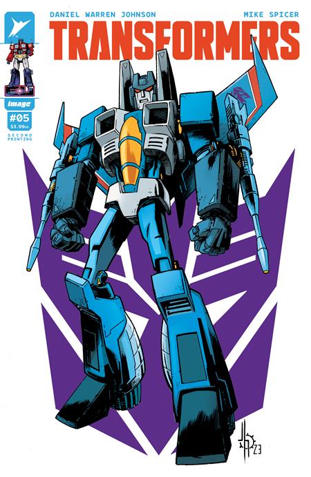 Transformers #5 2nd Printing Jason Howard Thundercracker Variant