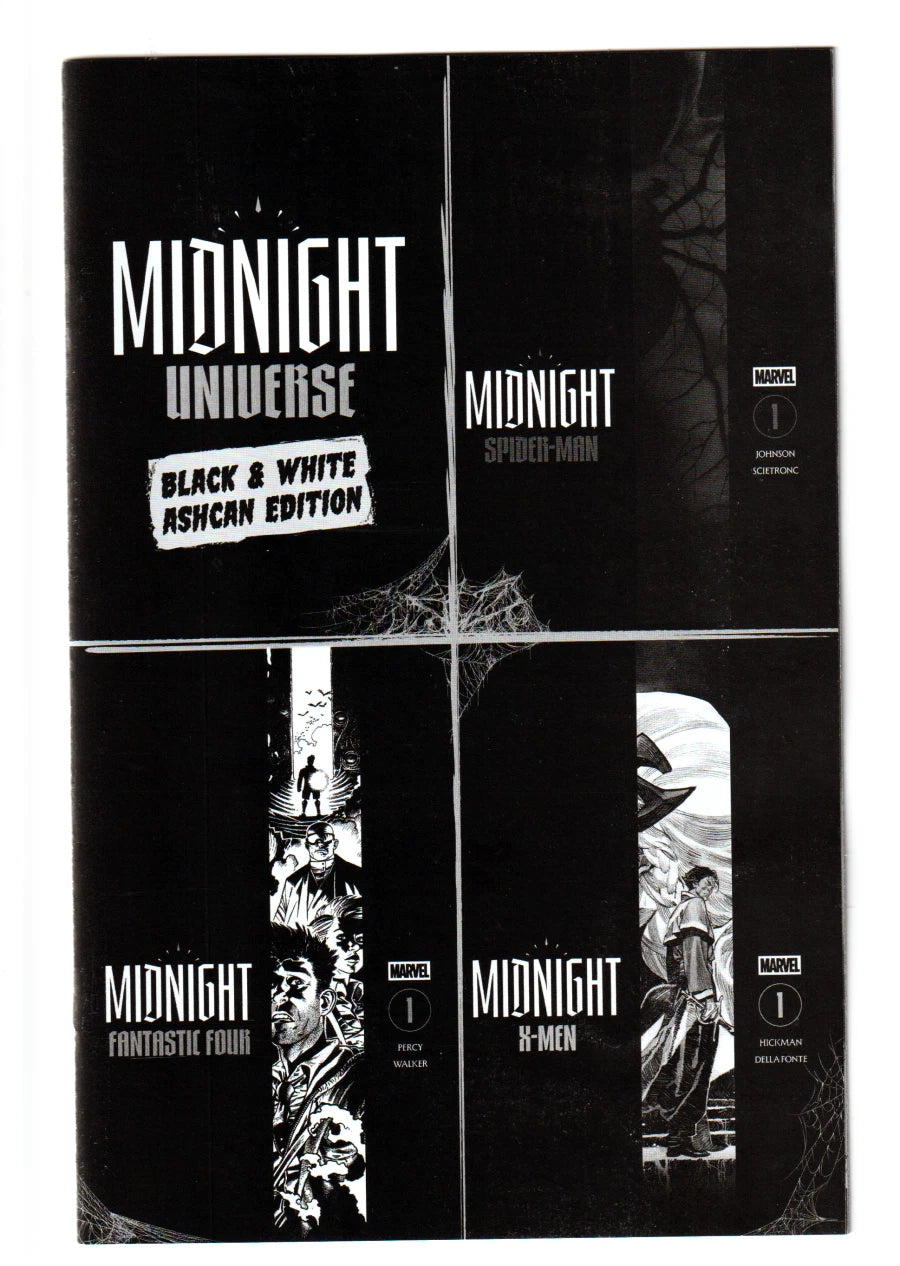 MIDNIGHT UNIVERSE Black & White ASHCAN EDITION # 1