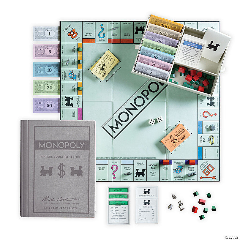 Monopoly: Vintage Bookshelf Edition