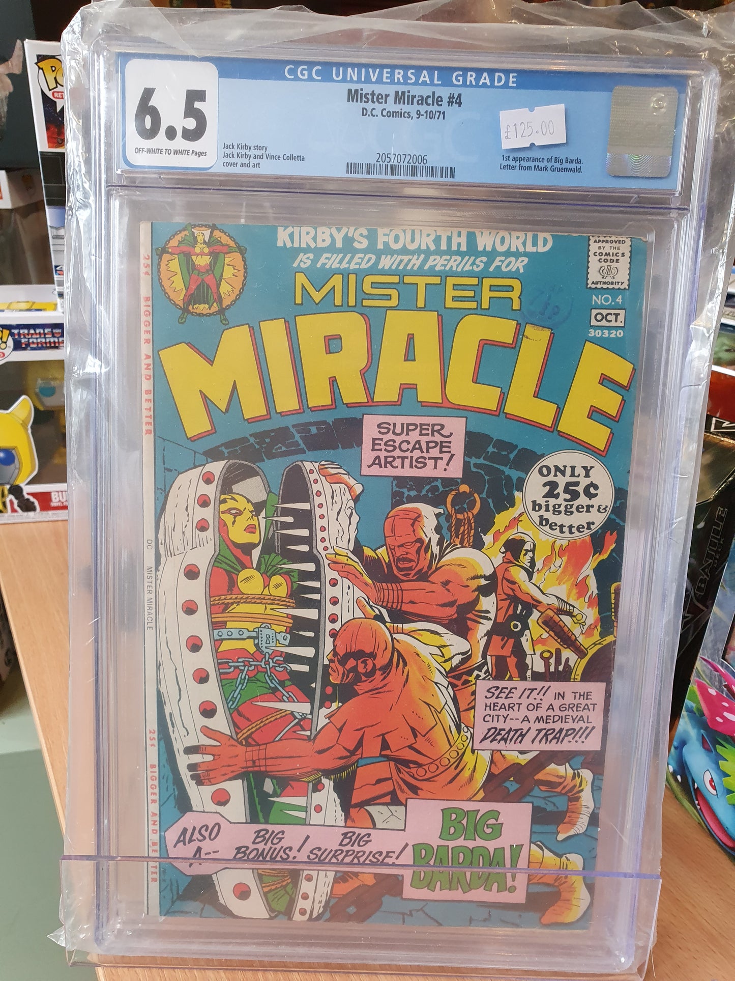 Mister Miracle #4 - CGC Graded 6.5 - 1st appearance of Big Barda.