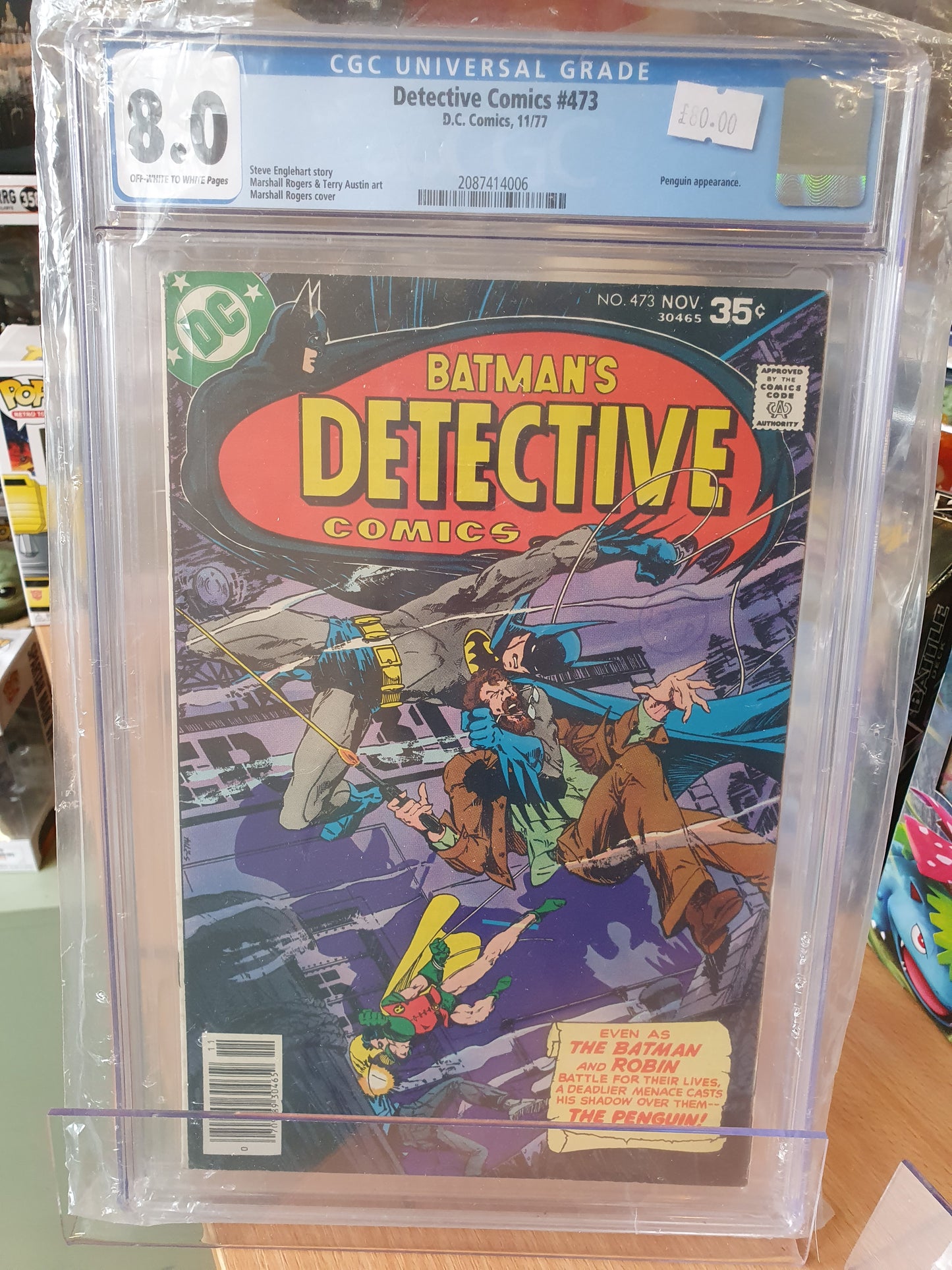 Detective Comics #473 - CGC Graded 8.0