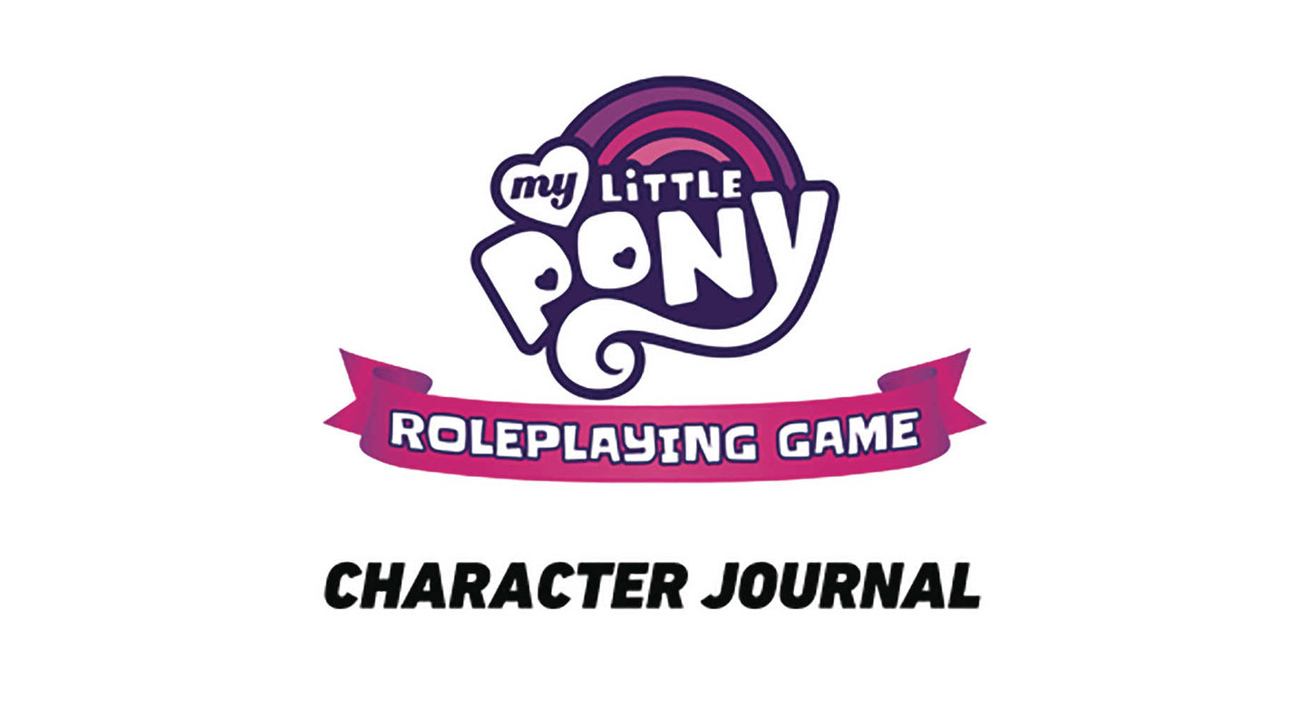 My Little Pony Role Playing Game Character Journal Hardcover