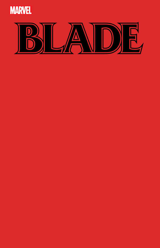 Blade #1 Blood Red Blank Cover Variant