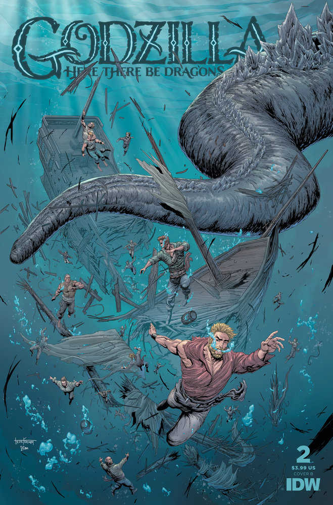 Godzilla: Here There Be Dragons #2 Variant B (Kirkham)