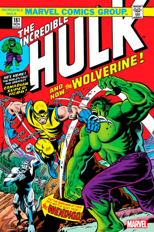 Incredible Hulk #181 Facsimile Edition New Printing