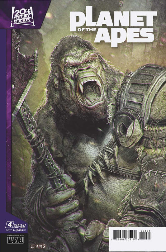 Planet Of The Apes #4 John Giang Variant