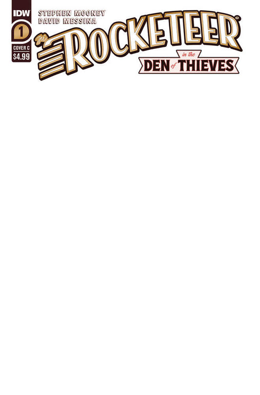 Rocketeer In The Den Of Thieves #1 Cover C Sketch Cover