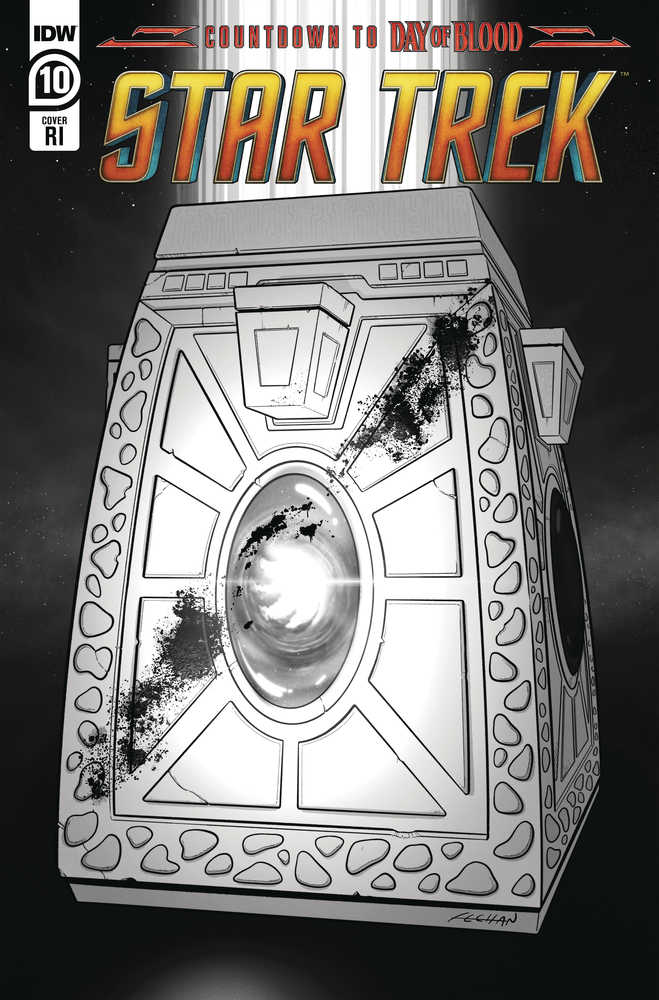 Star Trek #10 Cover D 10 Copy Variant Edition Feehan Black & White