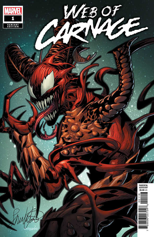 Web Of Carnage #1 25 Copy Variant Edition Salvador Larroca Variant