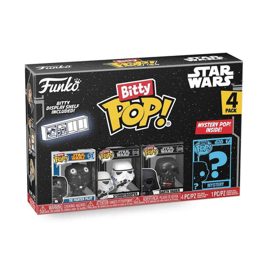 Bitty Pop Star Wars Darth Vader 4pk Vinyl Figs