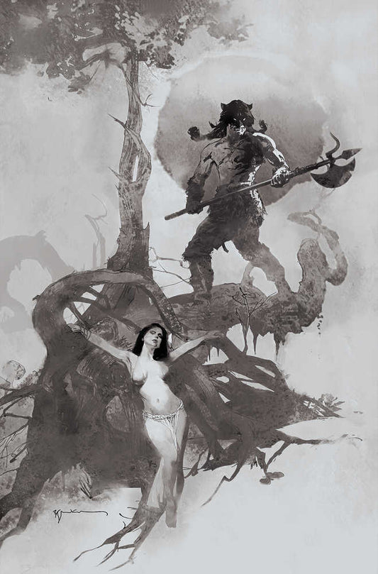 Fire And Ice #1 Cover N 25 Copy Variant Edition Sienkiewicz Line Art Virg