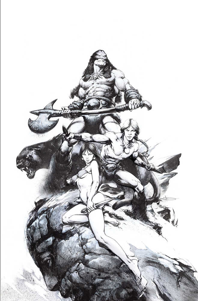 Fire And Ice #1 Cover O 25 Copy Variant Edition Manco Line Art Virgin