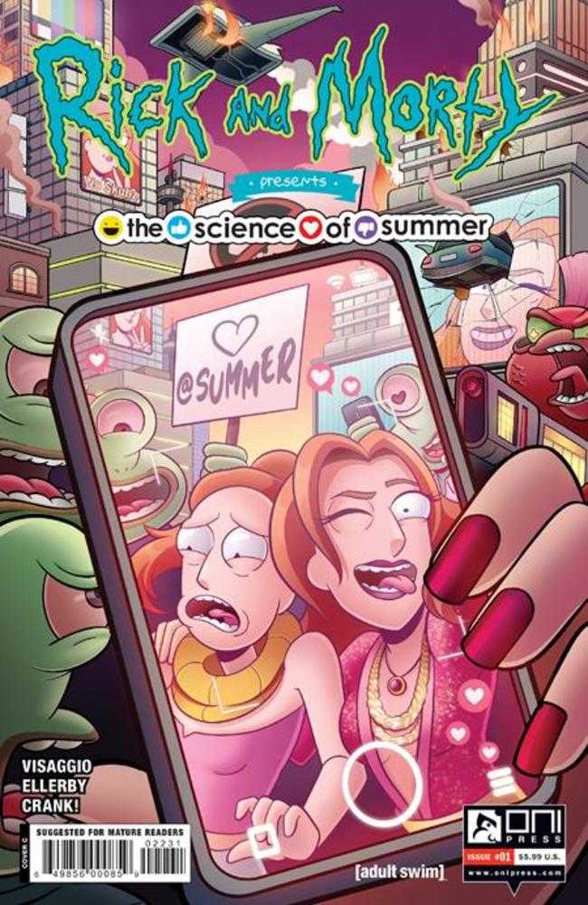 Rick And Morty Presents The Science Of Summer #1 (One Shot) Cover C 1 in 10 Susan Blake Variant (Mature)