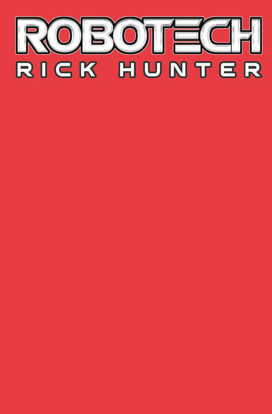 Robotech Rick Hunter #1 (Of 4) Cover F Blank Sketch