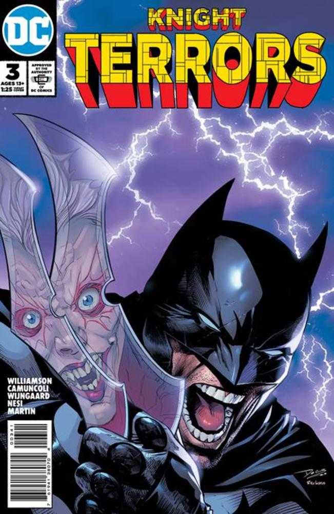 Knight Terrors #3 (Of 4) Cover E 1 in 25 Christian Duce Homage Card Stock Variant