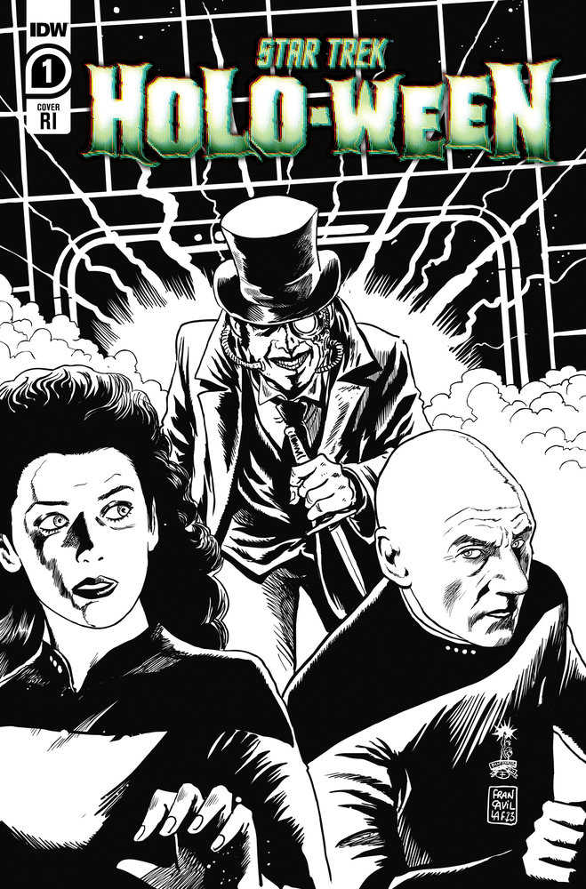 Star Trek: Holo-Ween #1 Variant Ri (10) (Francavilla Black & White)