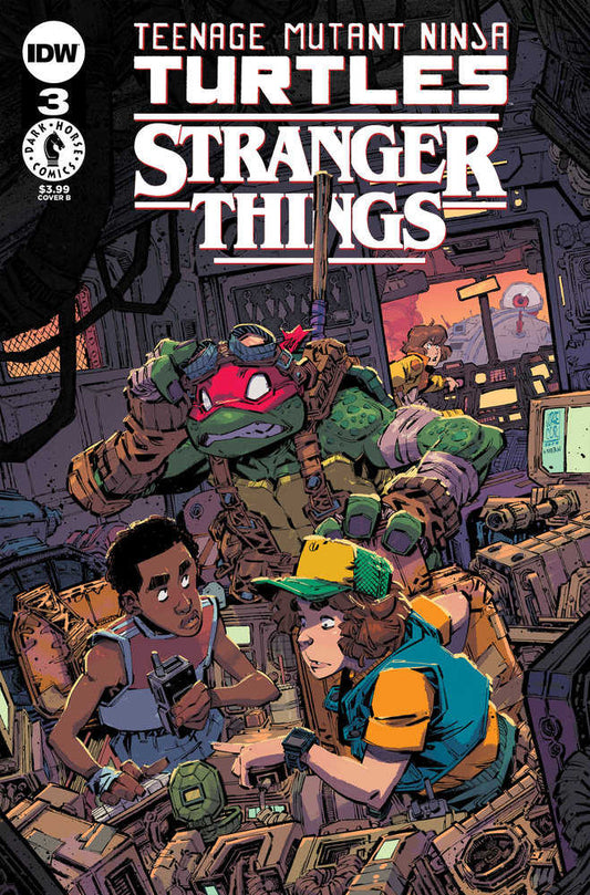 Teenage Mutant Ninja Turtles X Stranger Things #3 Variant B (Corona)