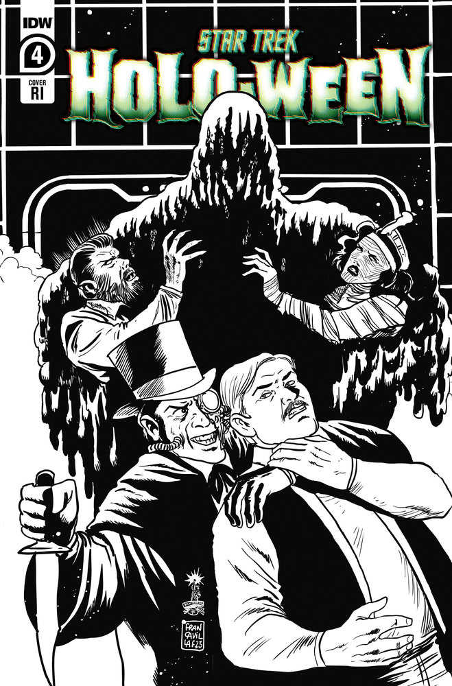 Star Trek: Holo-Ween #4 Variant Ri (10) (Francavilla Black & White)
