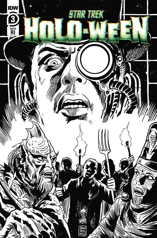 Star Trek: Holo-Ween #3 Variant Ri (10) (Francavilla Black & White)