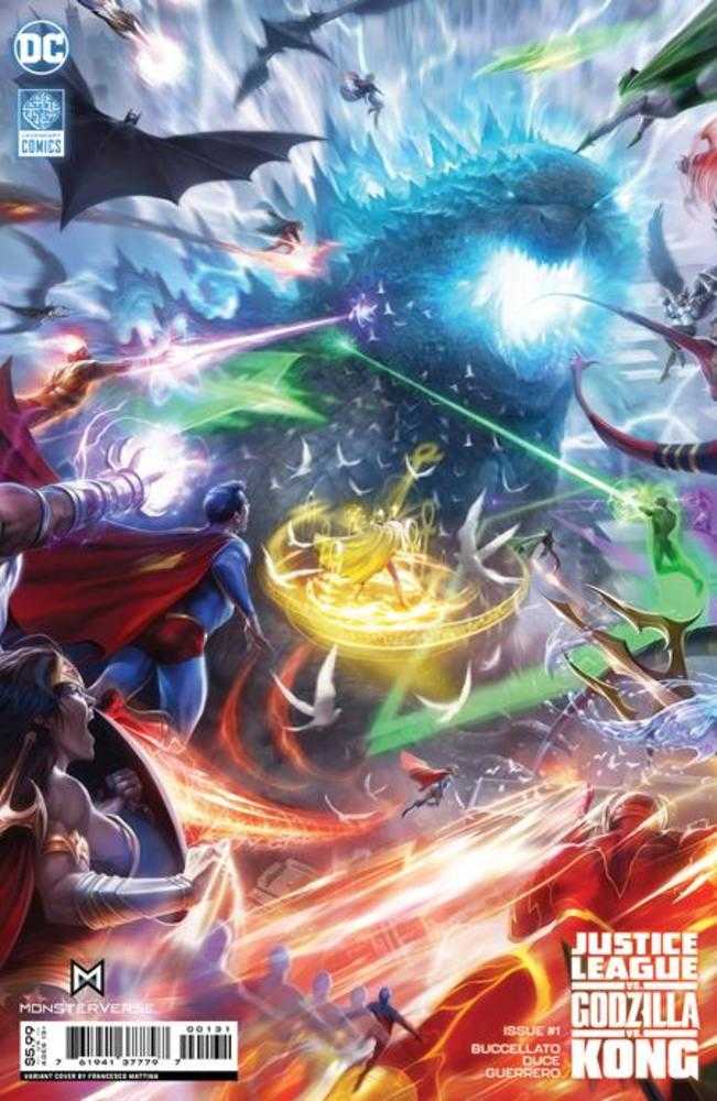 Justice League vs Godzilla vs Kong #1 (Of 7) Cover C Francesco Mattina Card Stock Variant(Subscription)