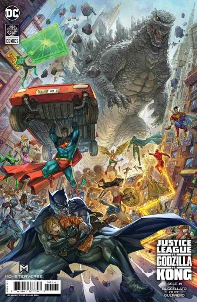 Justice League vs Godzilla vs Kong #1 (Of 7) Cover I 1 in 50 Alan Quah Card Stock Variant(Subscription)