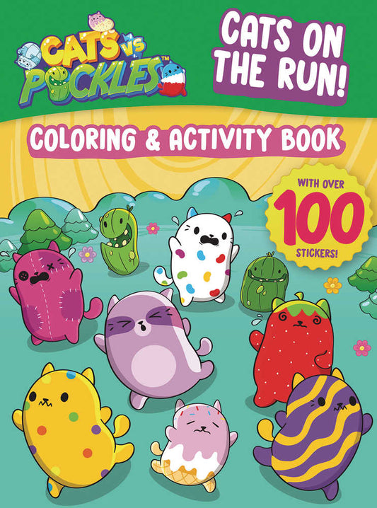 Cats On Run Coloring & Activity Book Softcover
