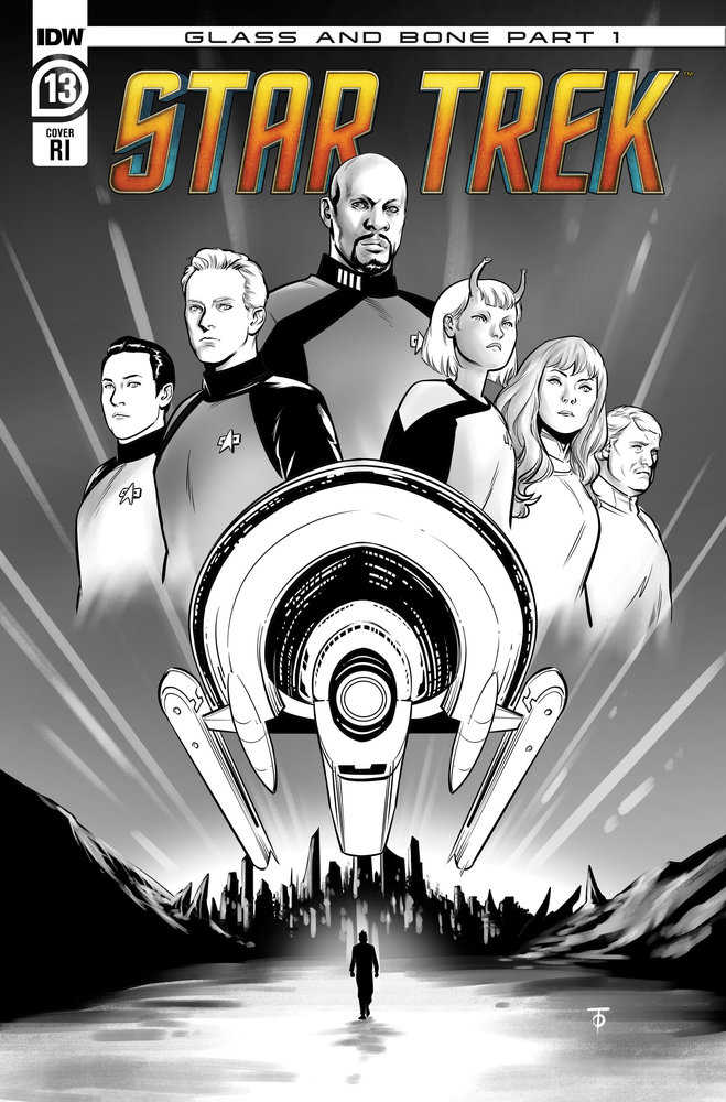 Star Trek #13 Variant Ri (10) (To Black & White)