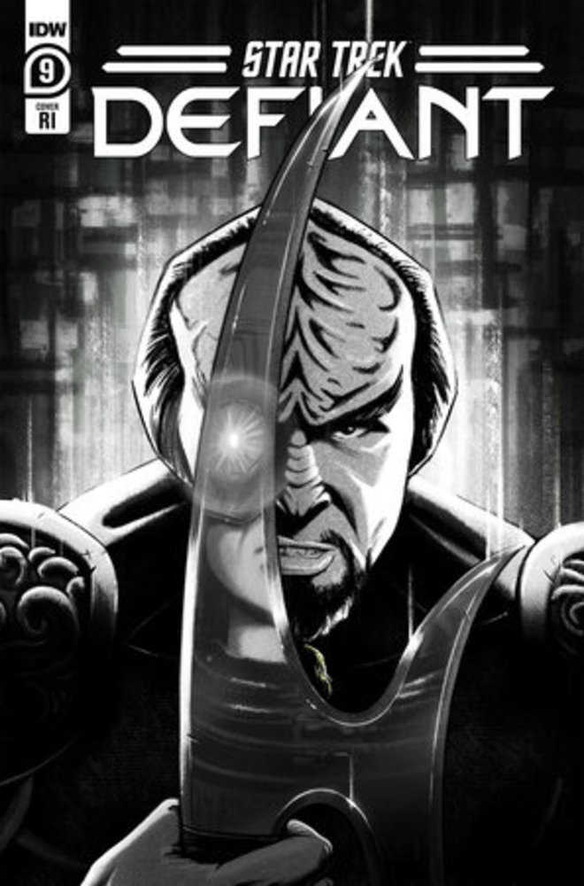 Star Trek Defiant #9 Cover D 10 Feehan Black & White