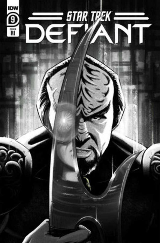 Star Trek Defiant #9 Cover D 10 Feehan Black & White