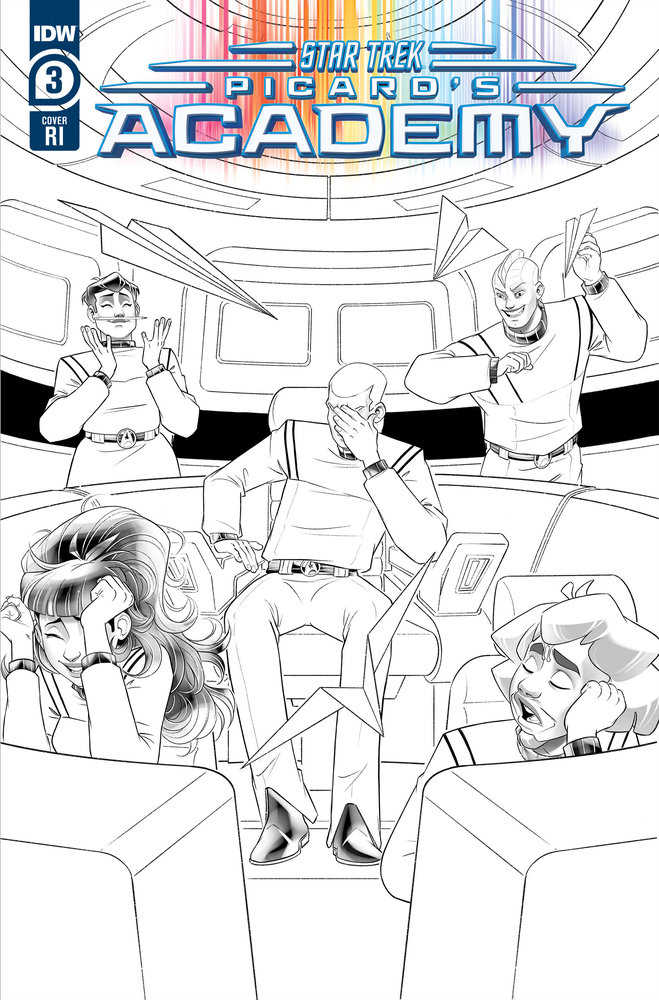 Star Trek: Picard'S Academy #3 Variant Ri (10) (Boo Black & White)