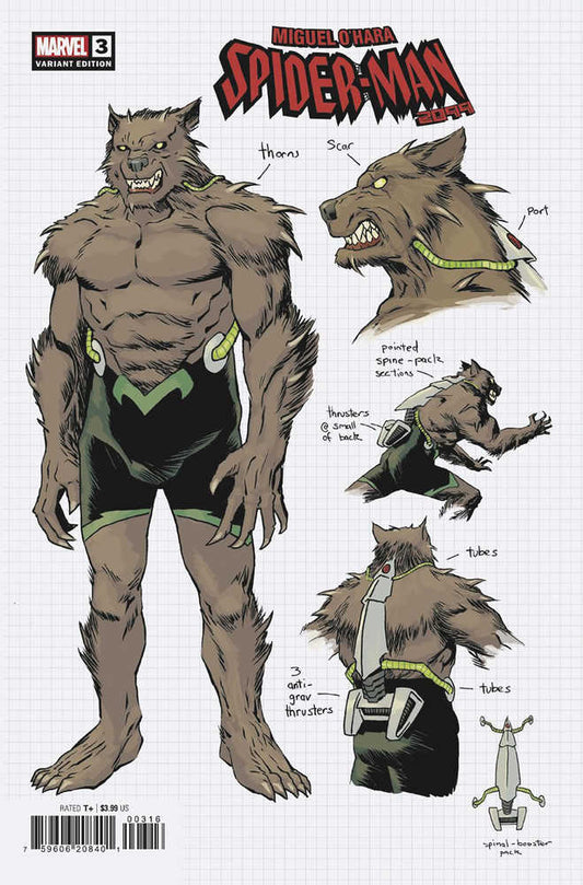 Miguel Ohara Spider-Man 2099 #3 10 Copy Variant Edition Shalvey Design