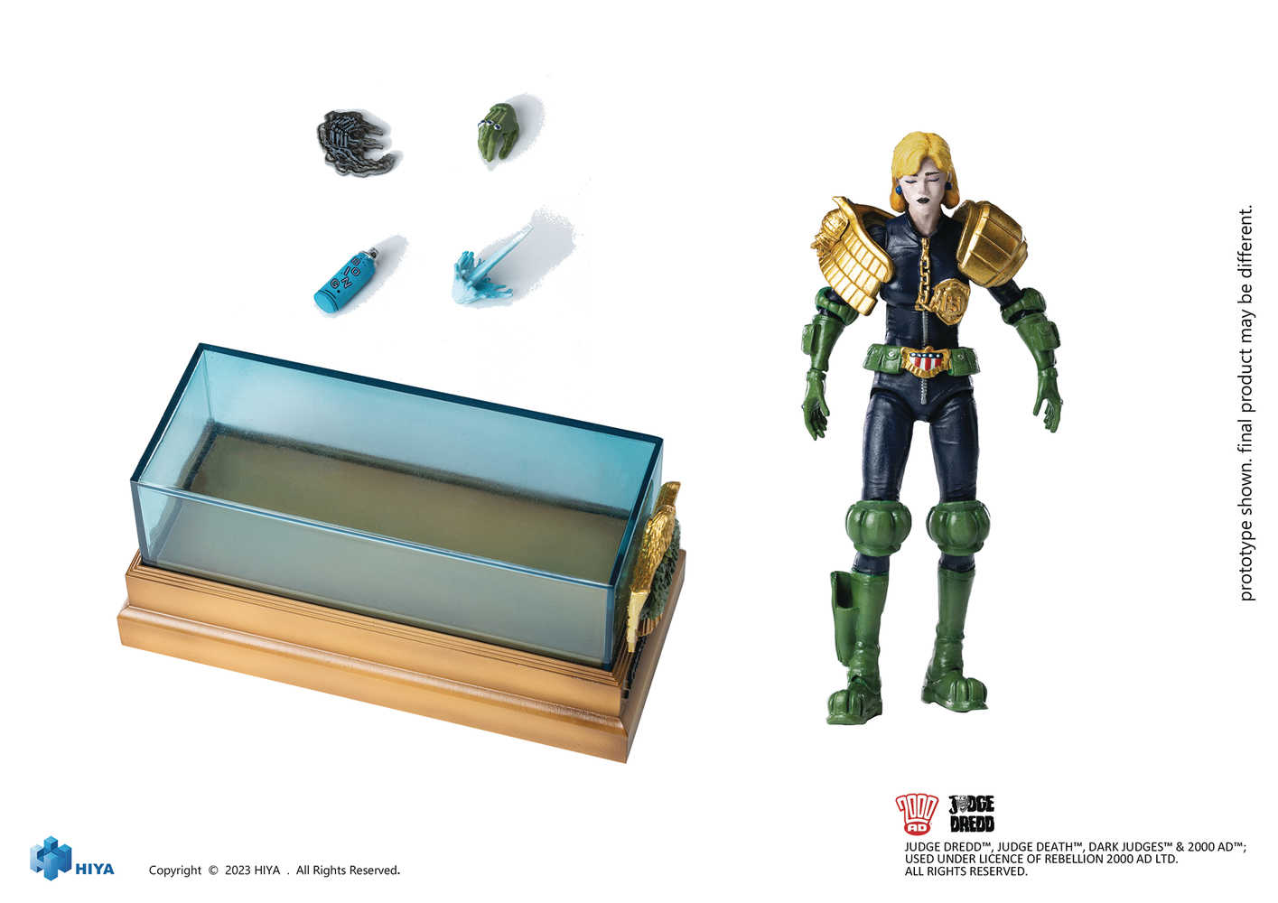 Judge Dredd Hall Of Heroes Judge Anderson 1/18 Previews Exclusive Action Figure Set (Ne