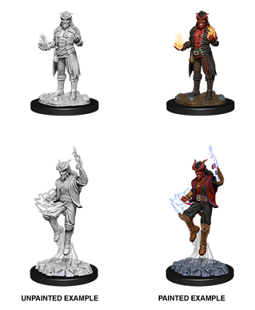 Male Tiefling Sorcerer : D&D Nolzur's Marvelous Unpainted Miniatures