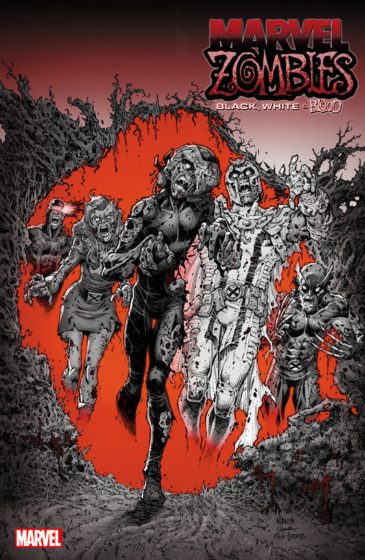 Marvel Zombies: Black, White & Blood 3 Todd Nauck Homage Variant 1:10