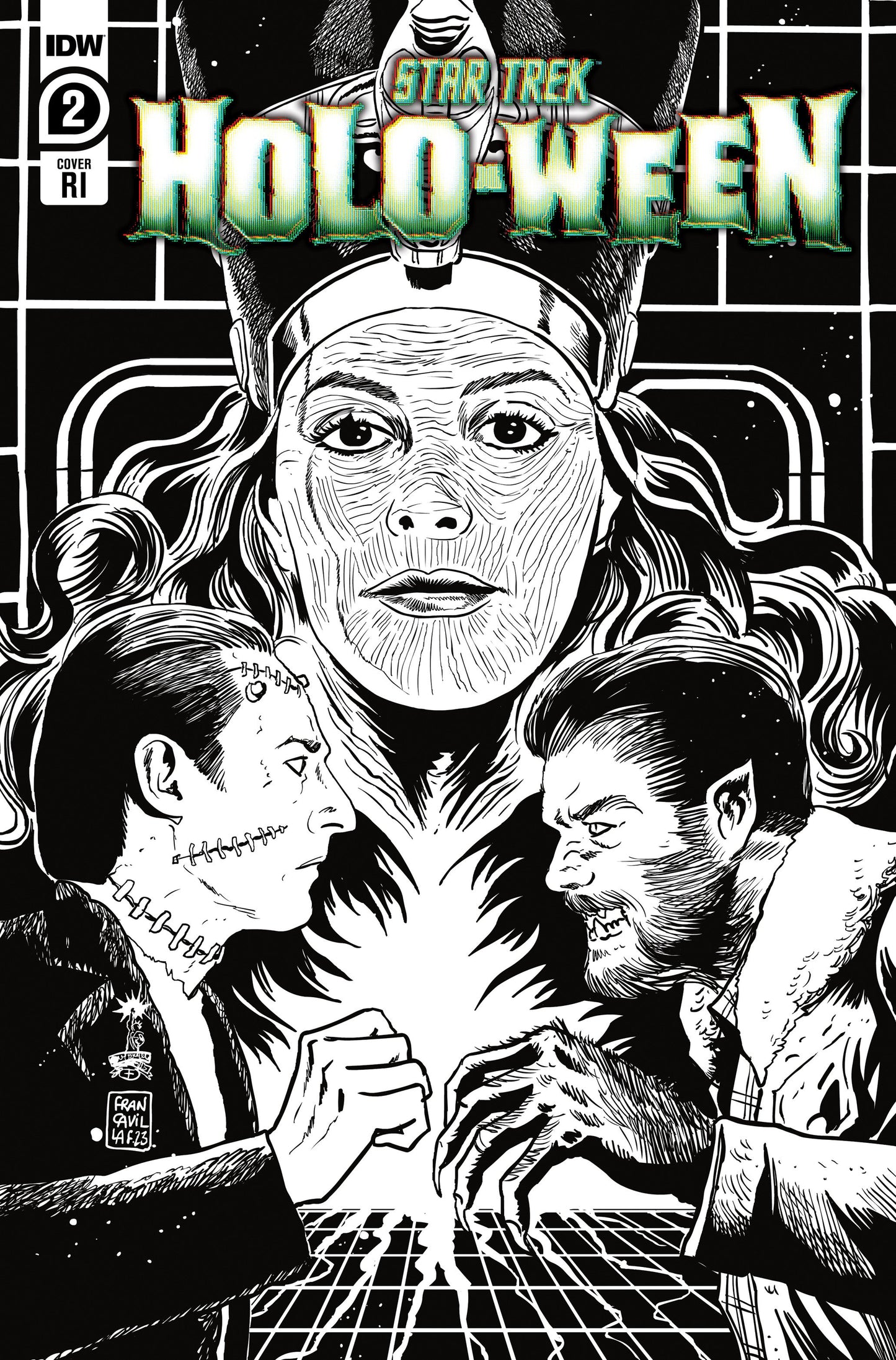 Star Trek: Holo-Ween #2 Variant Ri (10) (Francavilla Black & White)