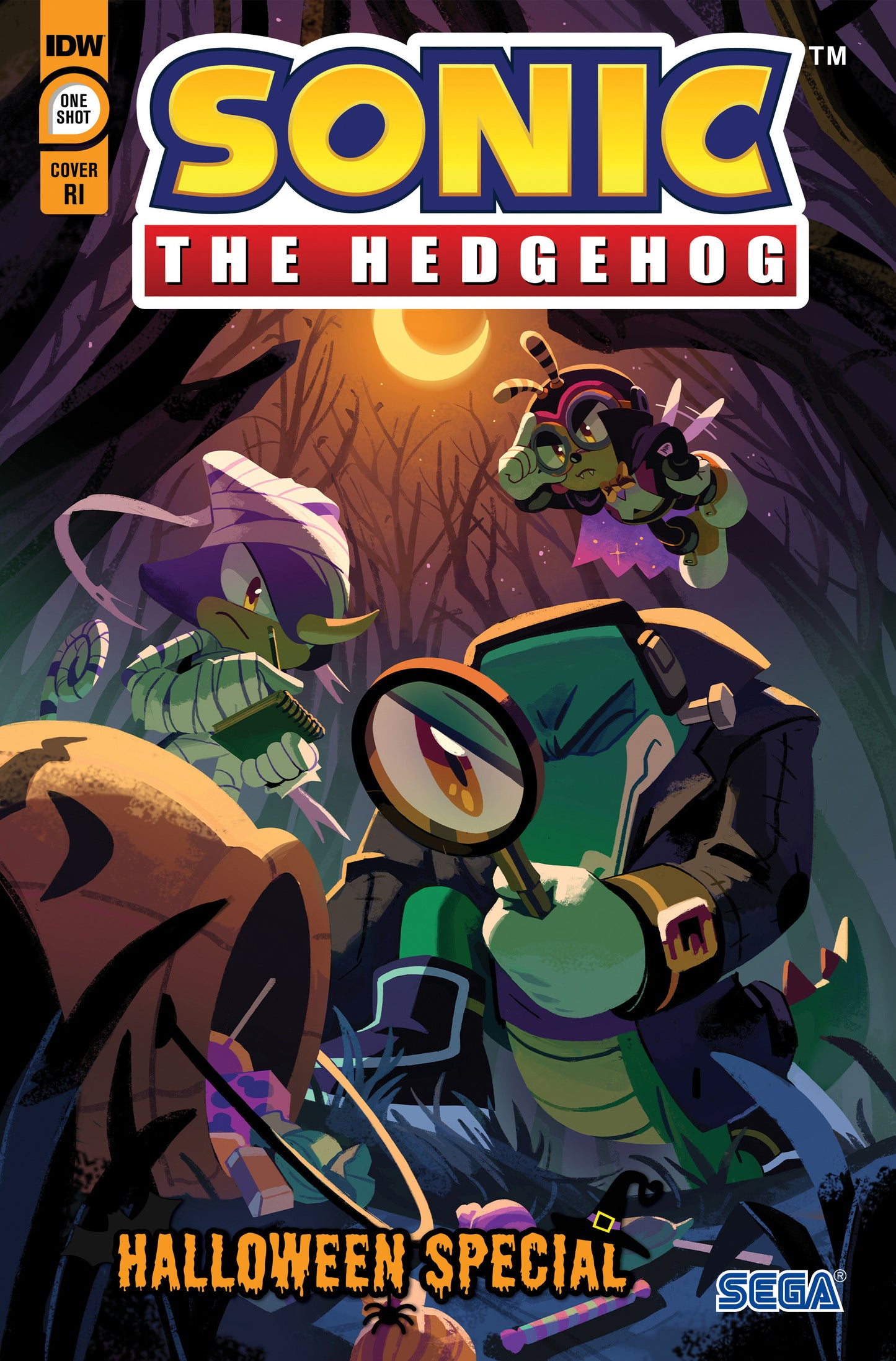 Sonic The Hedgehog: Halloween Special Variant Ri (10) (Fourdraine)