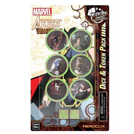 Marvel HeroClix: Avengers War of the Realms Dice & Token Pack