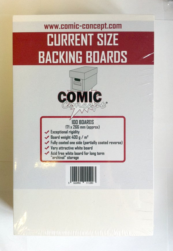 Comic Concept Current Size Comic Boards