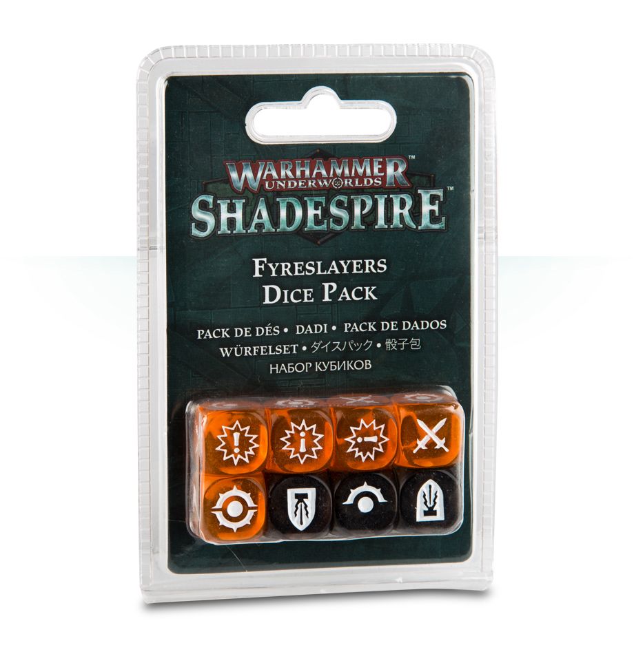 Warhammer Underworlds: Shadespire – Fyreslayers Dice Pack
