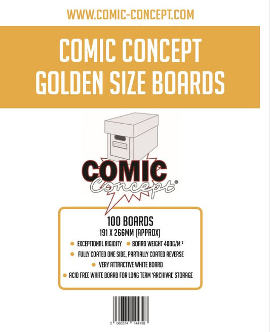 Comic Concept Golden Size Boards
