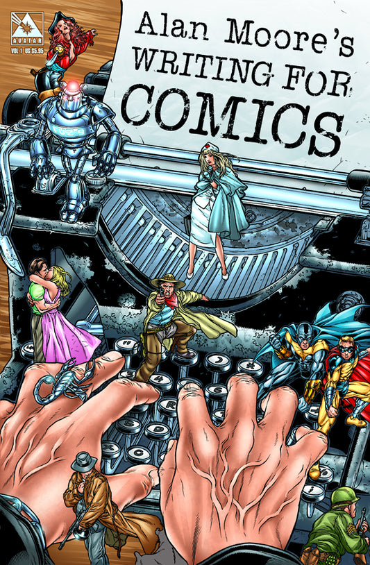 ALAN MOORE WRITING FOR COMICS GN COVER