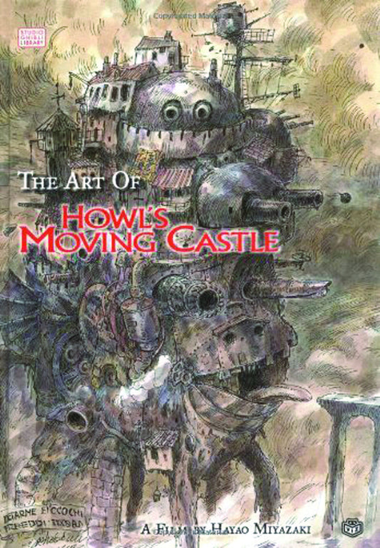 ART OF HOWLS MOVING CASTLE HC COVER