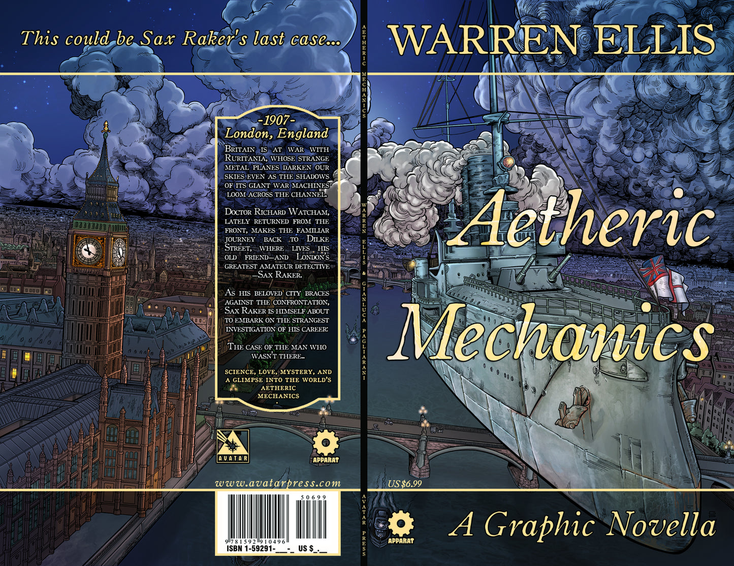 WARREN ELLIS AETHERIC MECHANICS GN CON ED
