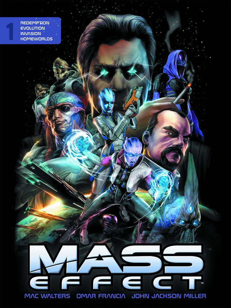 MASS EFFECT LIBRARY EDITION HC VOL 01 COVER