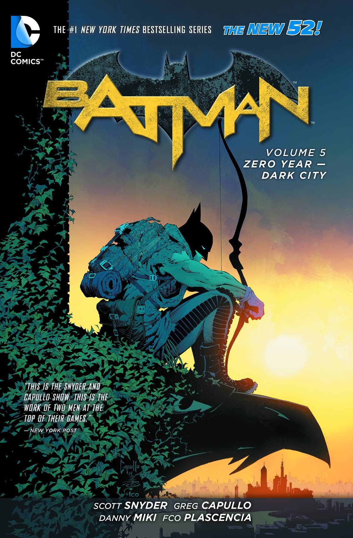 BATMAN TP VOL 05 ZERO YEAR DARK CITY (N52) COVER